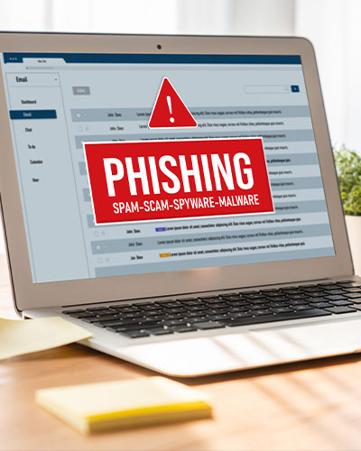 Abogado Especialista en Delitos Informáticos y Phishing en Ecuador Pantalla con advertencia de phishing relacionada con defensa legal en Ecuador